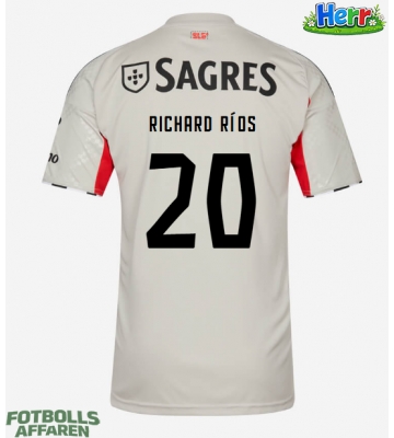 Benfica Richard Rios #20 Bortatröja 2025-26 Kortärmad